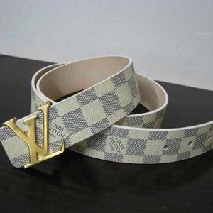 LV Belt white & Gold Womens/Mens